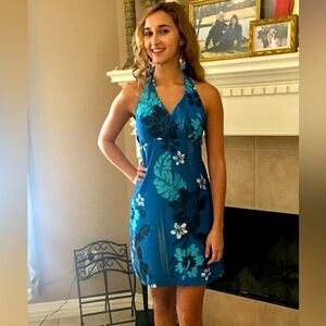 REVERSIBLE Blue & white Summer dress Size S